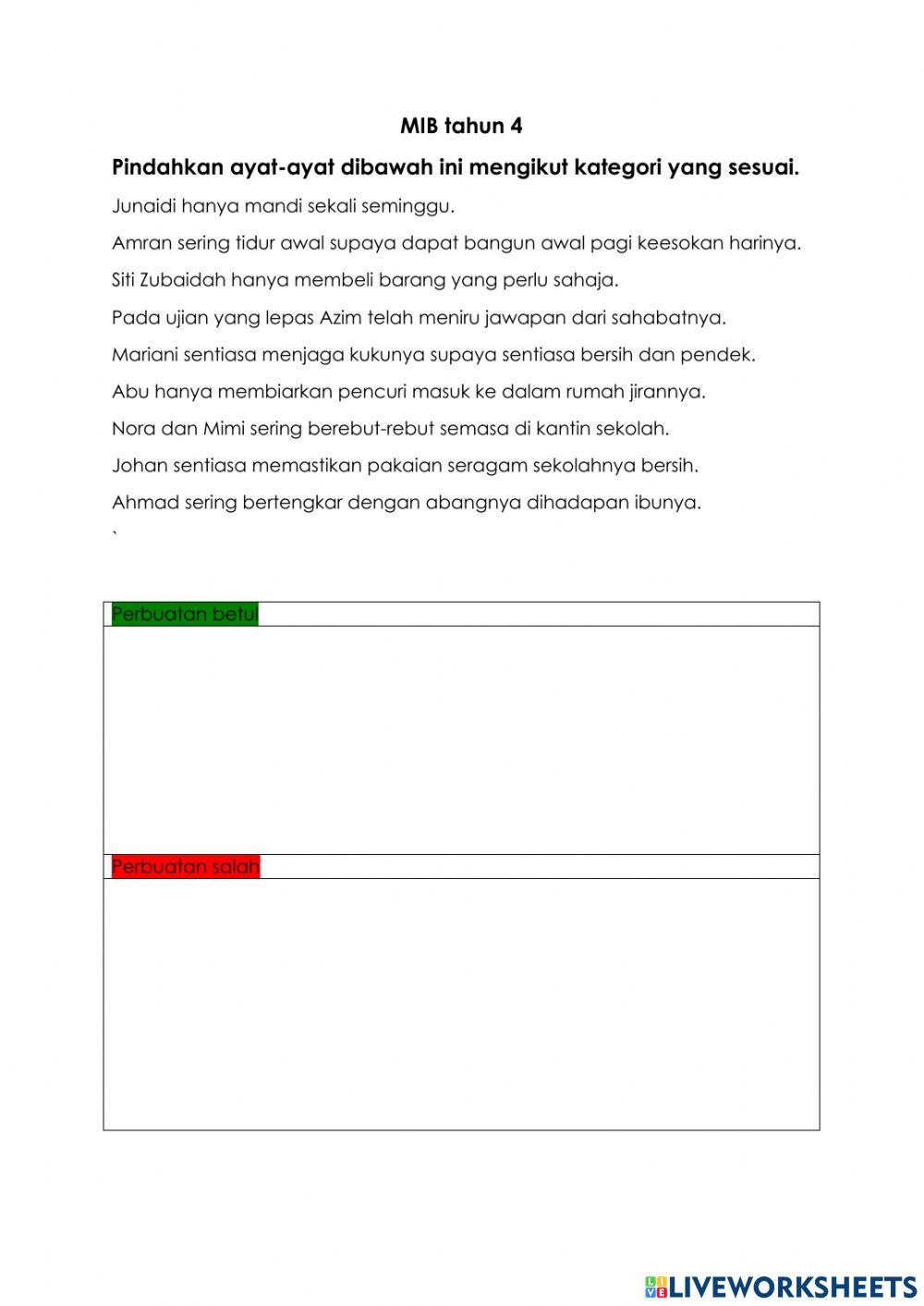 Perbuatan betul atau salah
