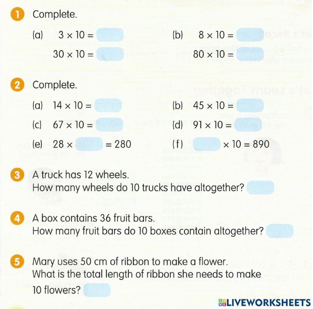 Worksheet (P3)