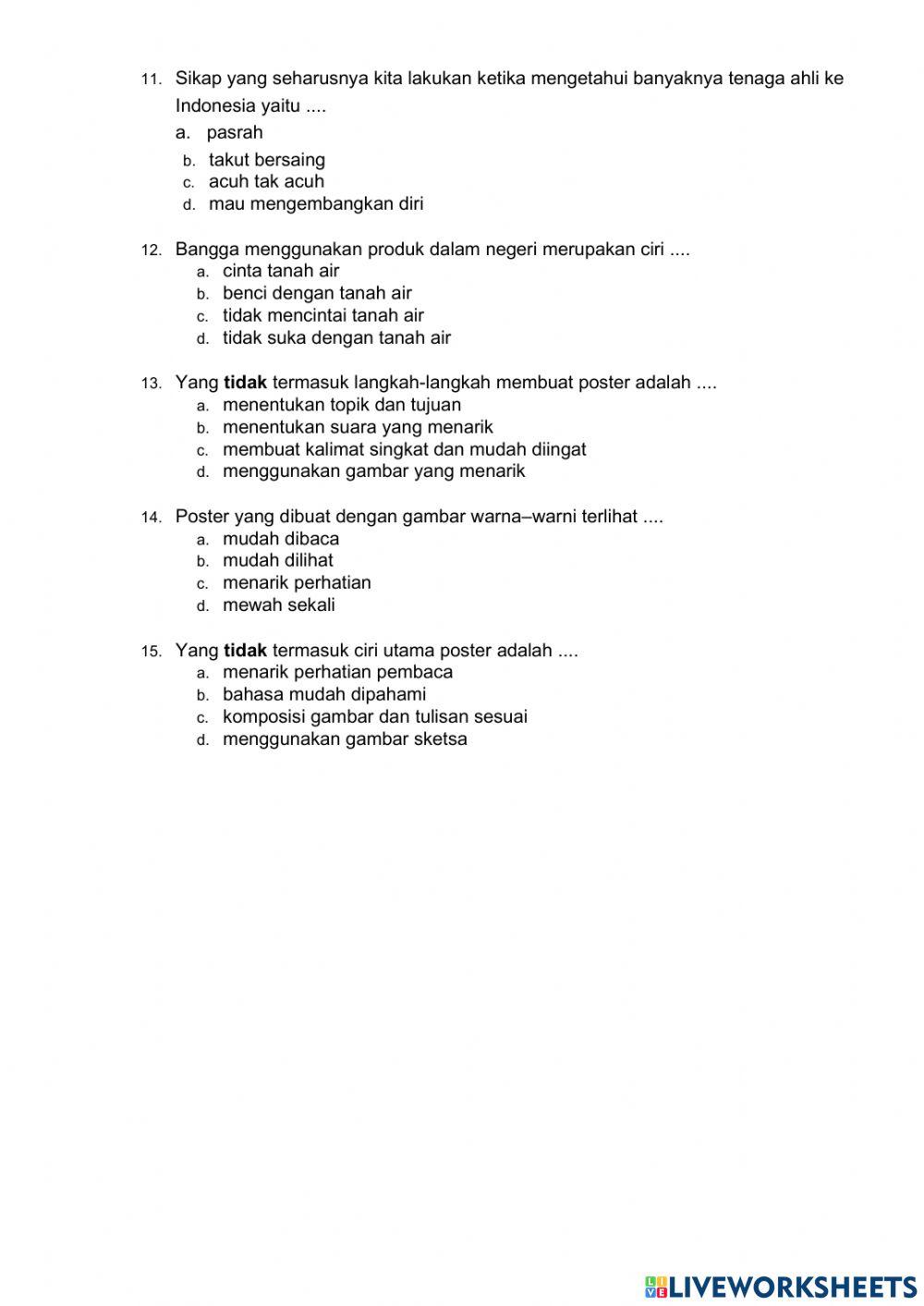 Kelas 6 tema 4 subtema 3