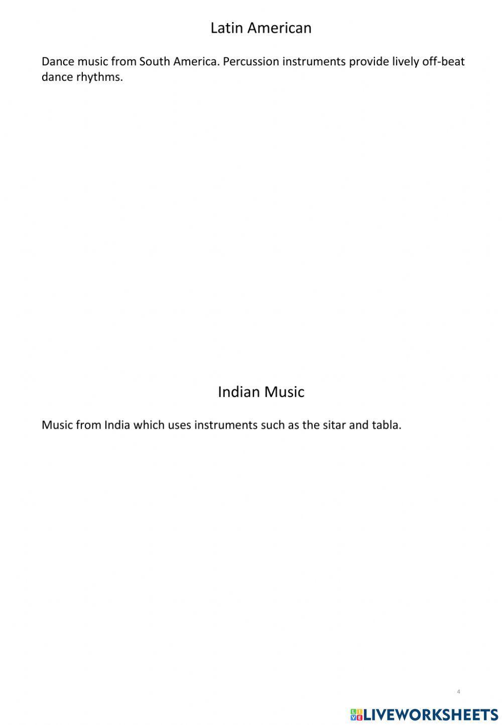 Nat 5 Music Styles 2