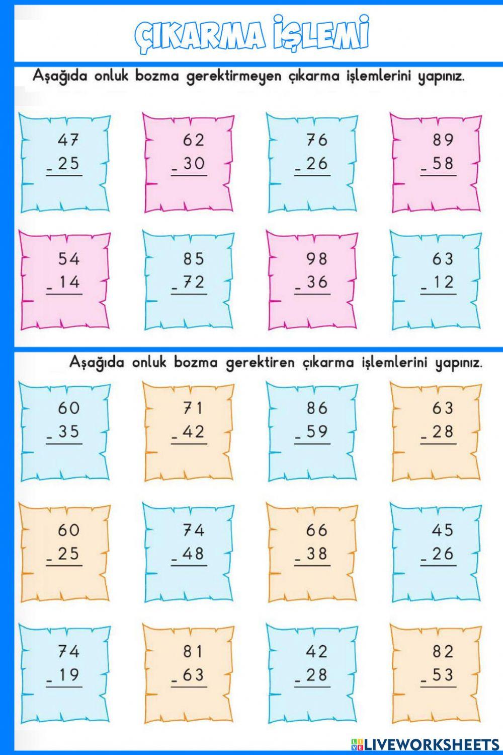 Eldesiz-Eldeli Çıkarma İşlemi