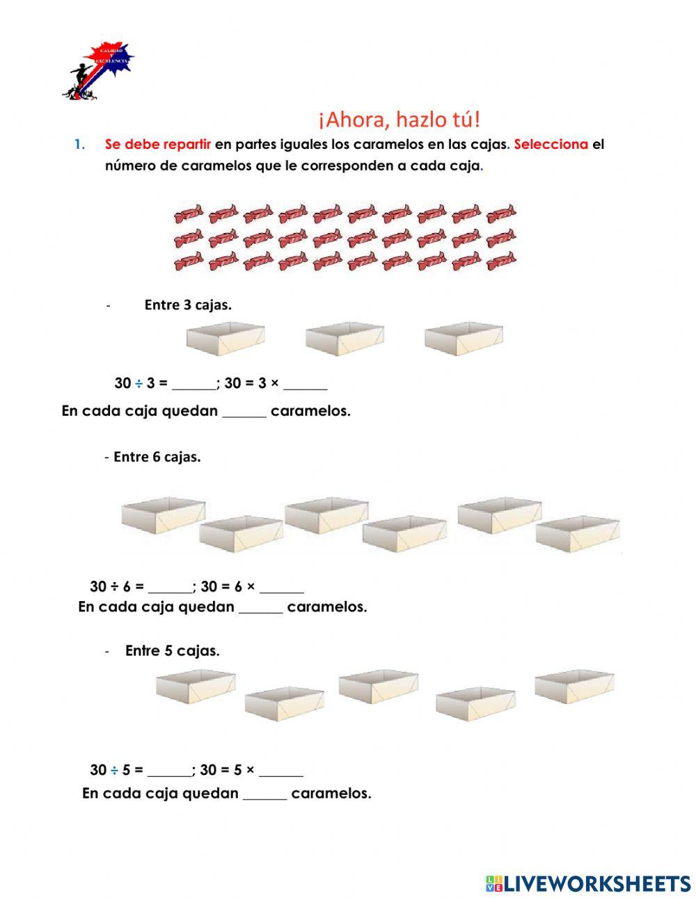 La división y sus términos