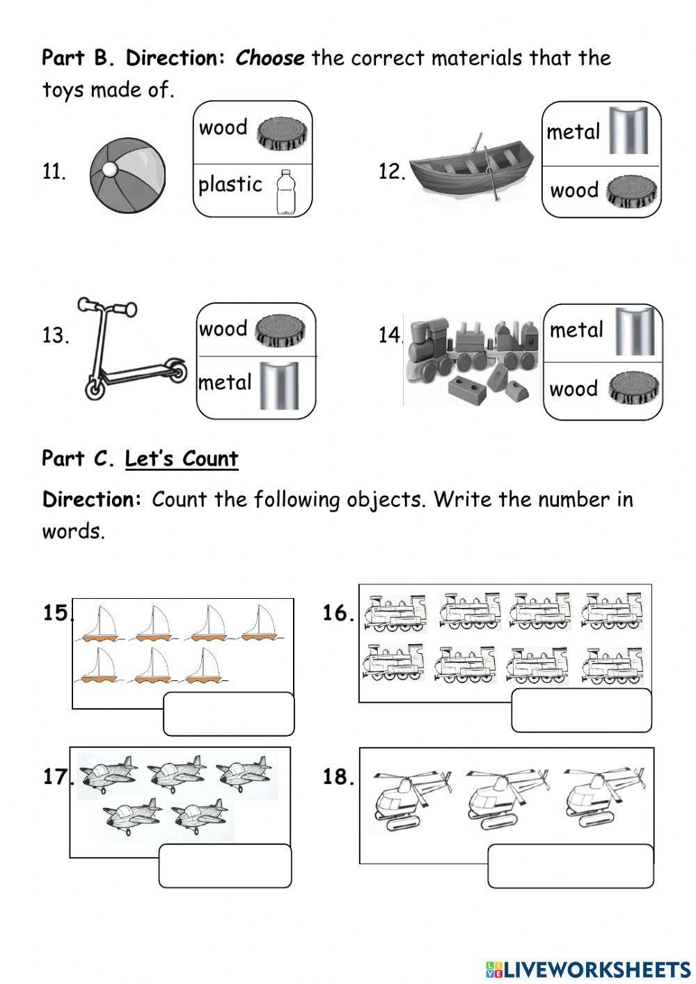 English Shine On Final Test