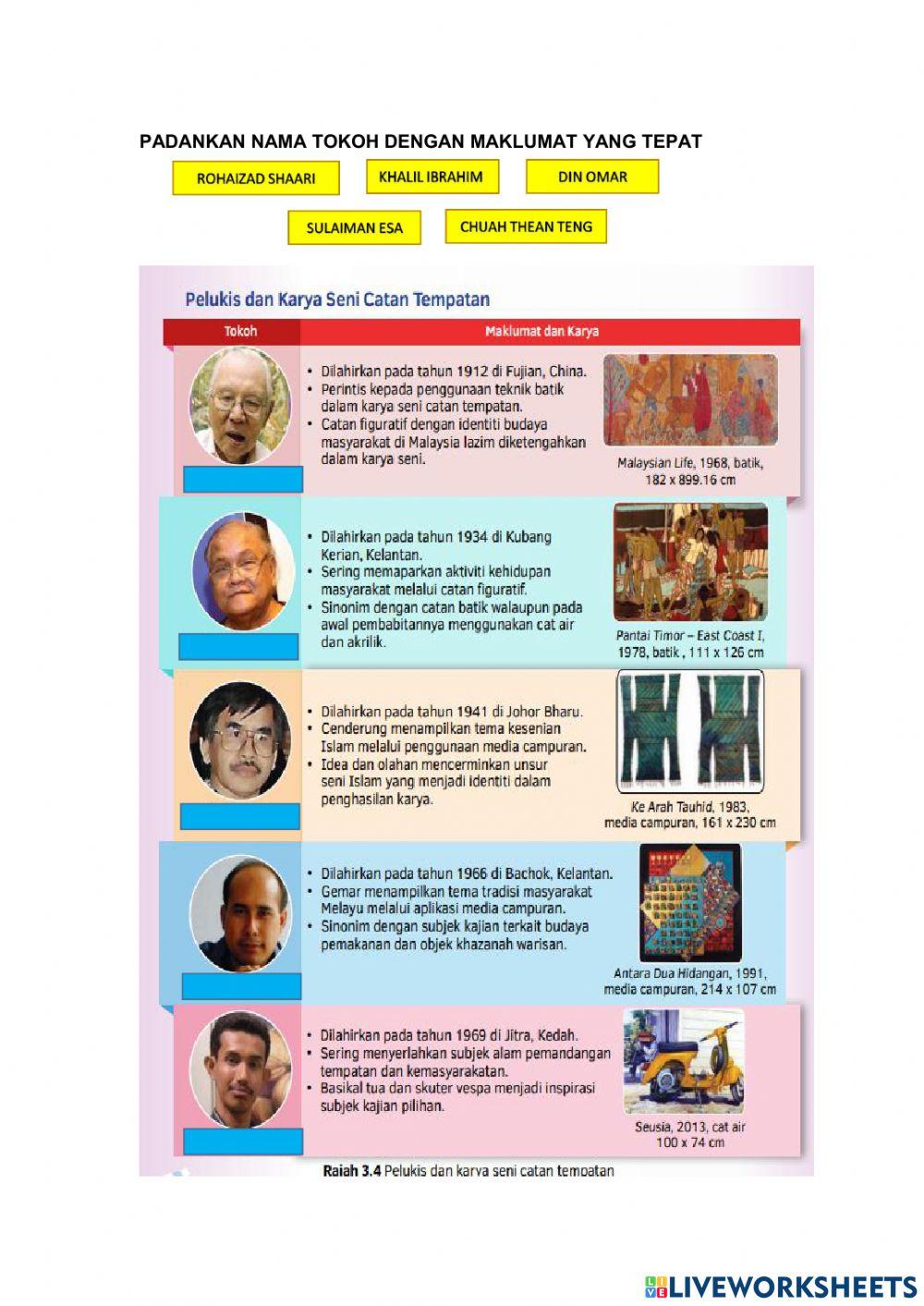 Latihan pdpr bab 3 seni catan