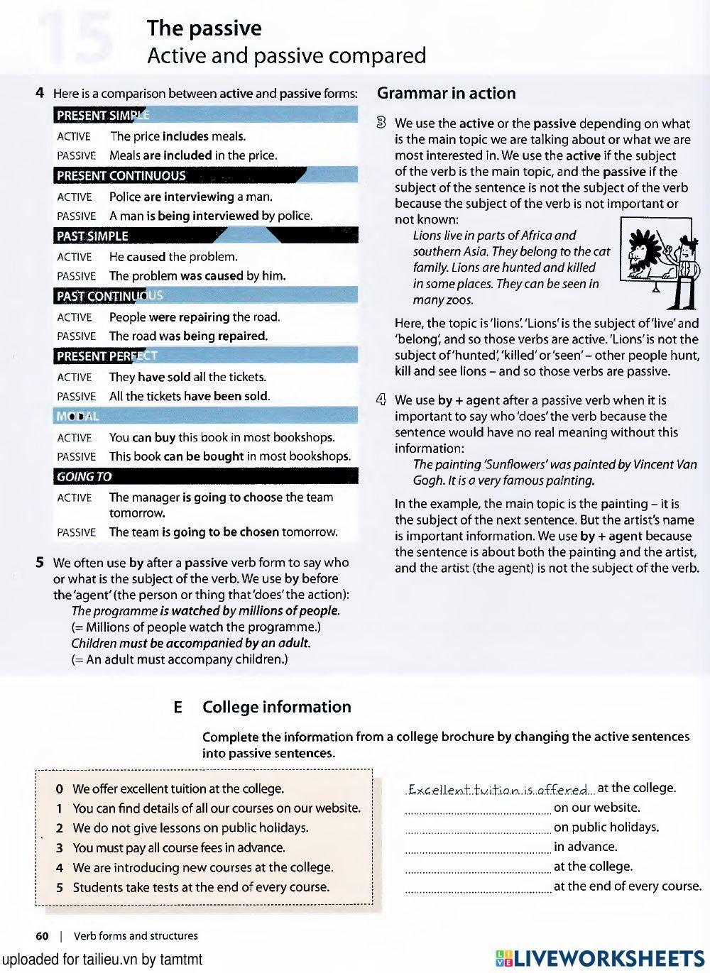 Passive Voice Practice