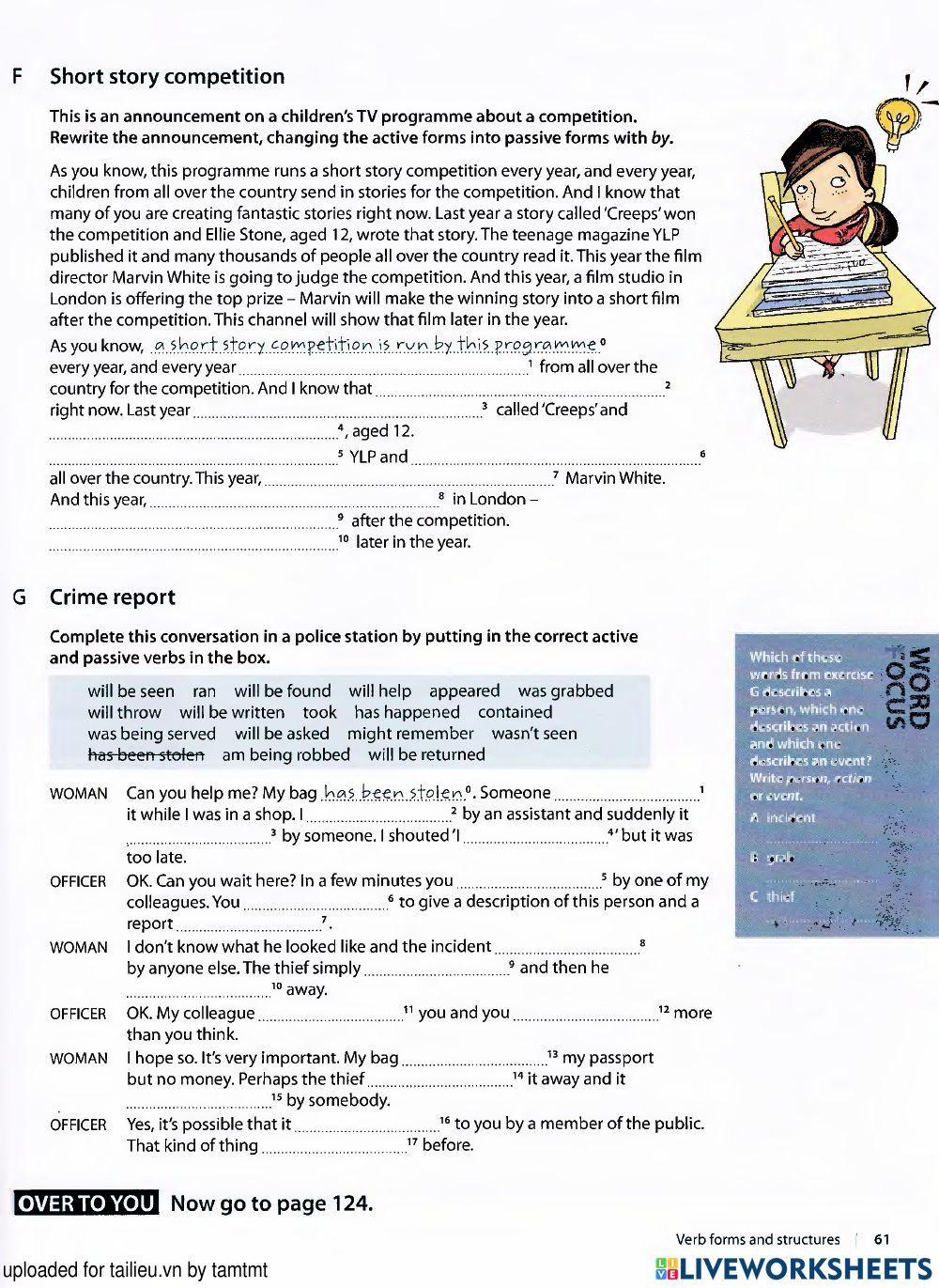 Passive Voice Practice