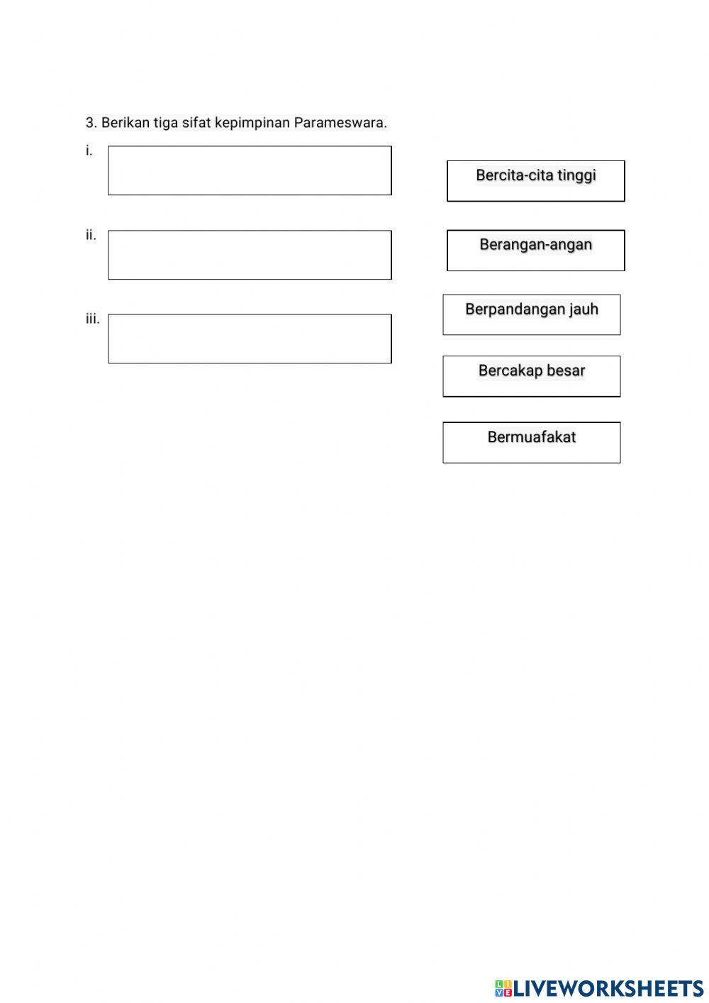 Ulangkaji Sejarah Tahun 4 (Unit 9)