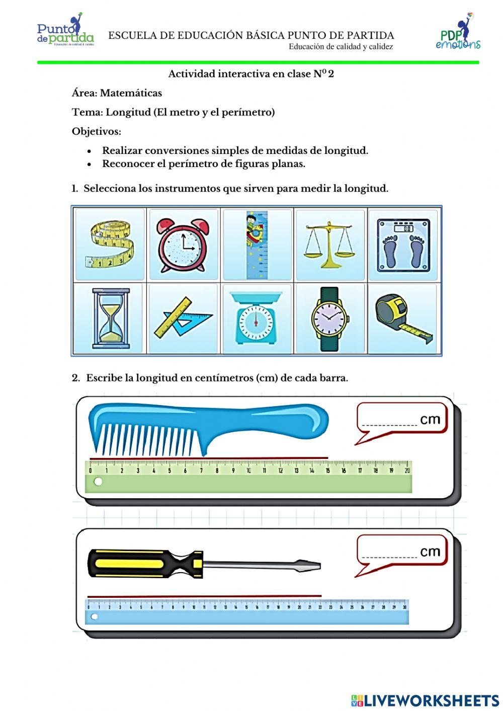 Longitud ( metro y perímetro)