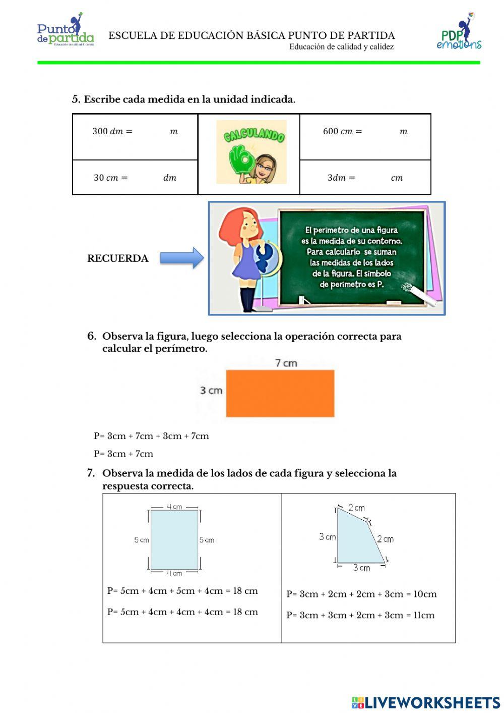 Longitud ( metro y perímetro)
