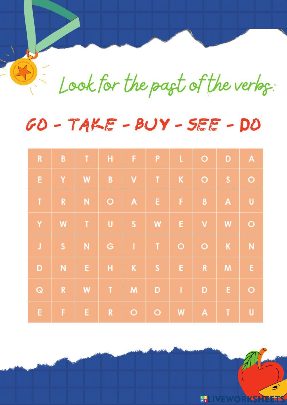 Irregular verbs practice (beep 6)