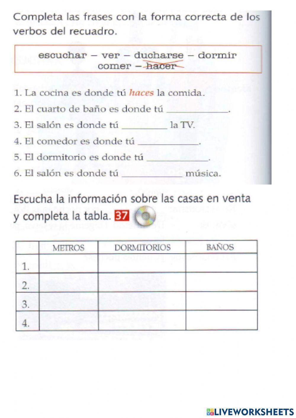 Casas  departamentos