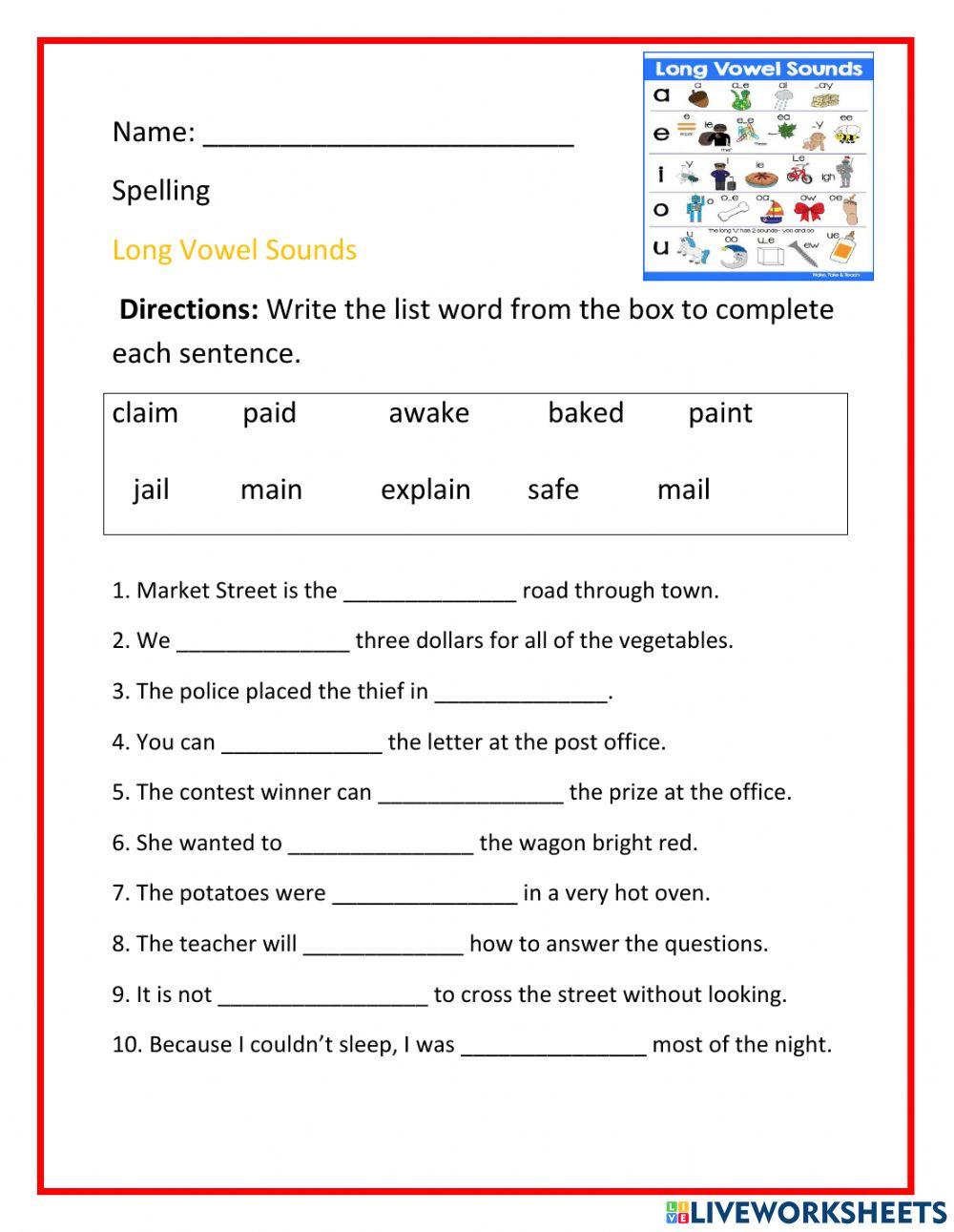 Long Vowels