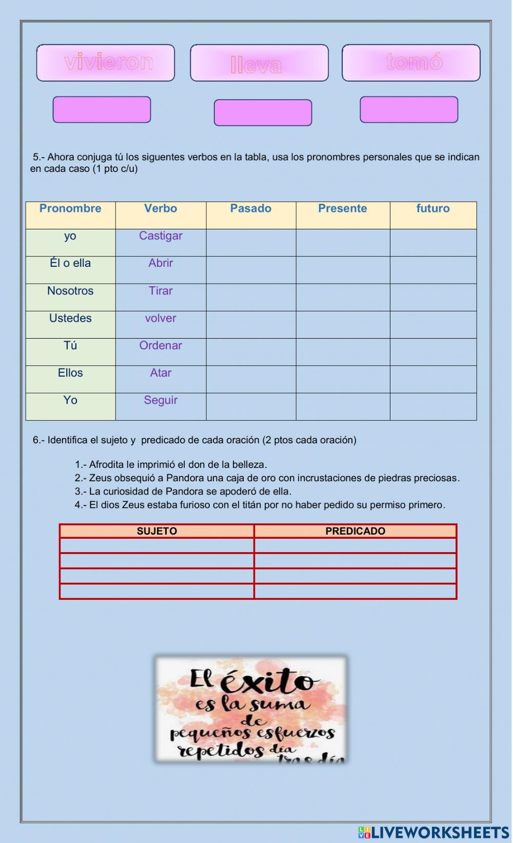 Evaluación 4º básico