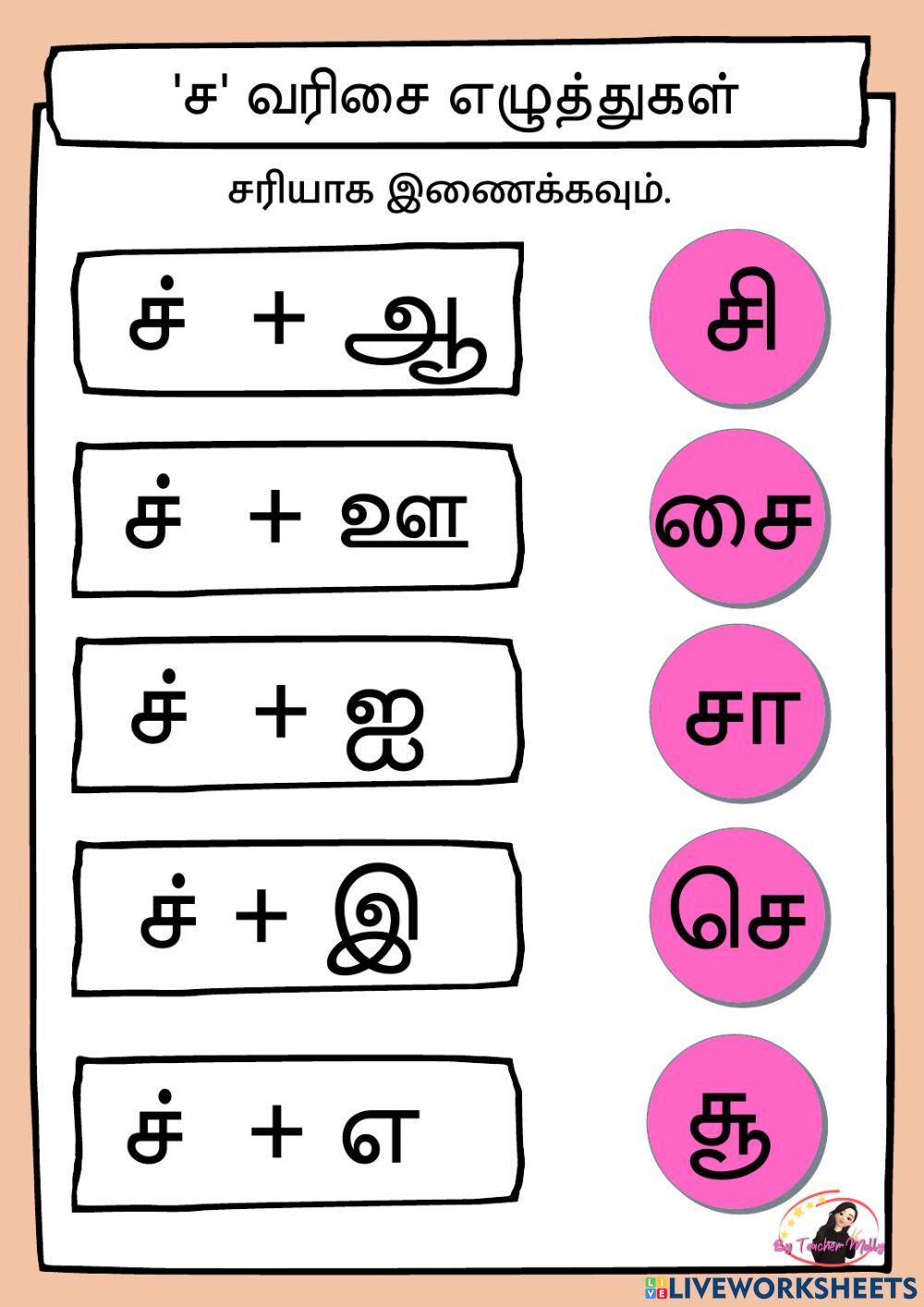 உயிர்மெய் எழுத்துக்கள்