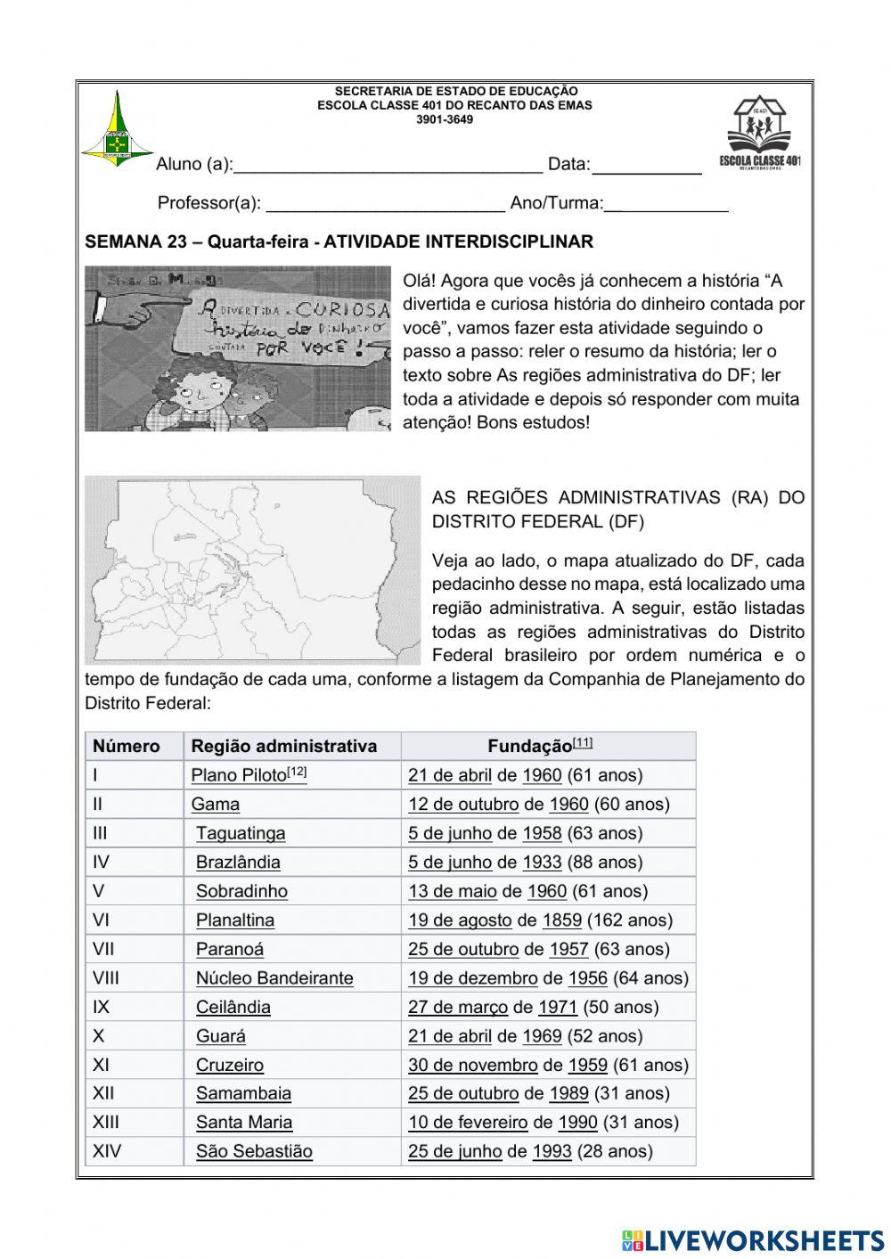 Atividade Quarta-feira