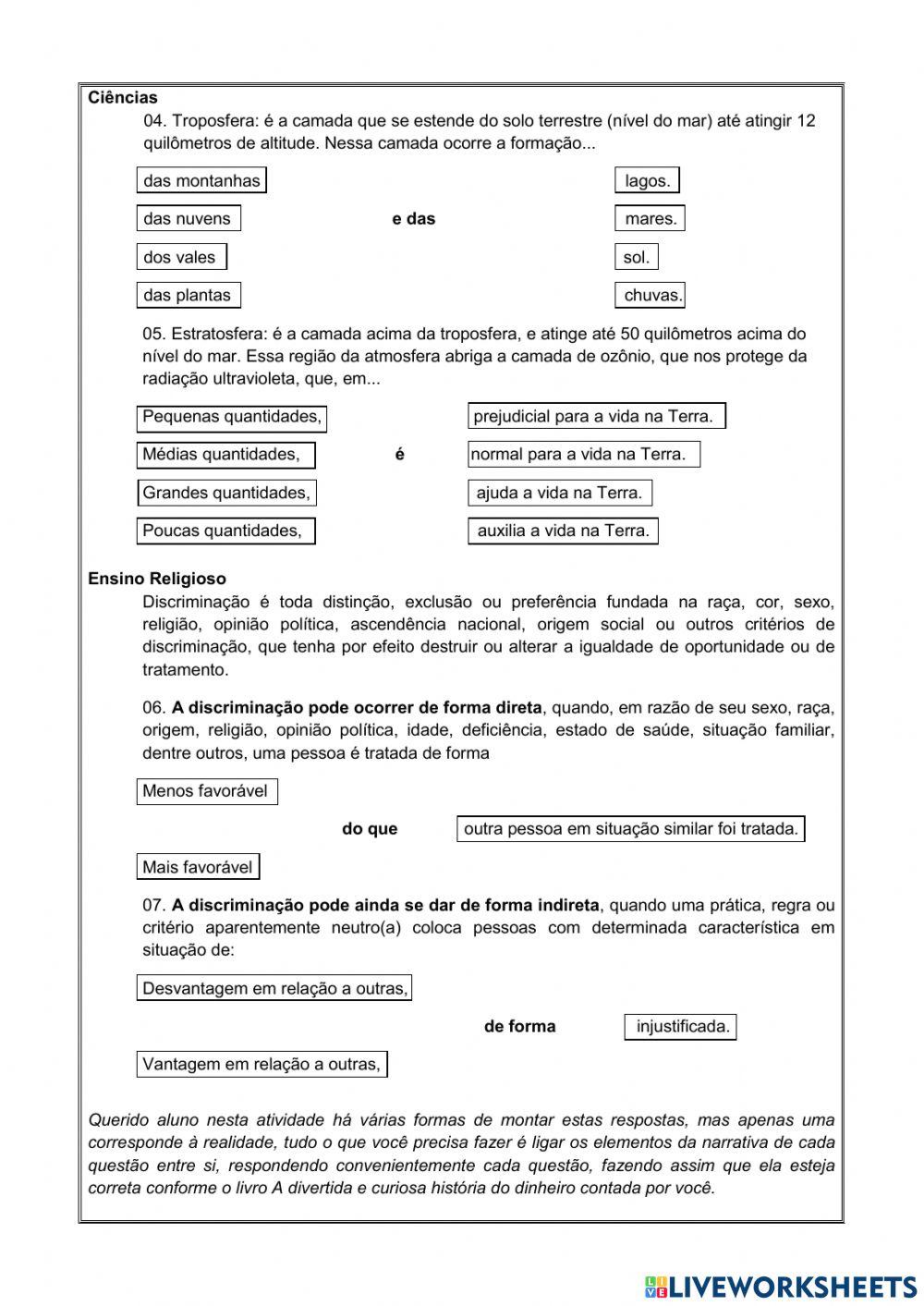Atividade Quinta-feira 21-10