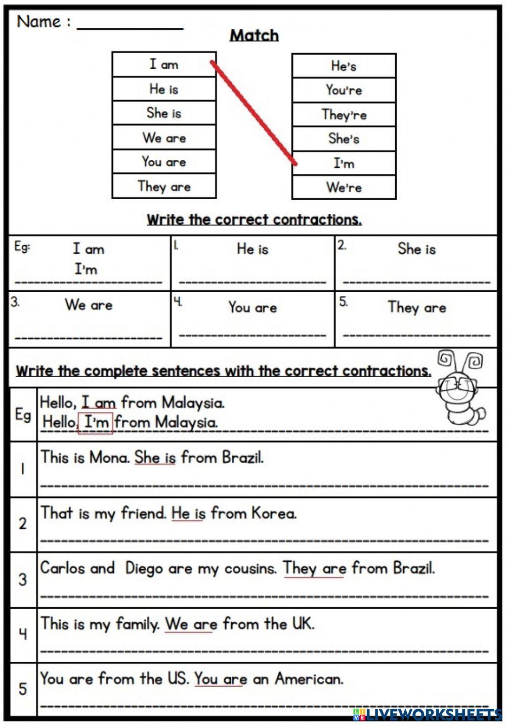 ENGLISH EXERCISE YEAR 4 1546065 DENISHA A P english-exercise-year-4-1546065-denisha-a-p