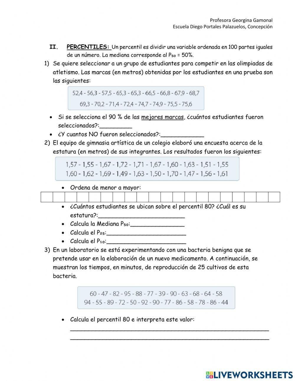 Medidas de posición