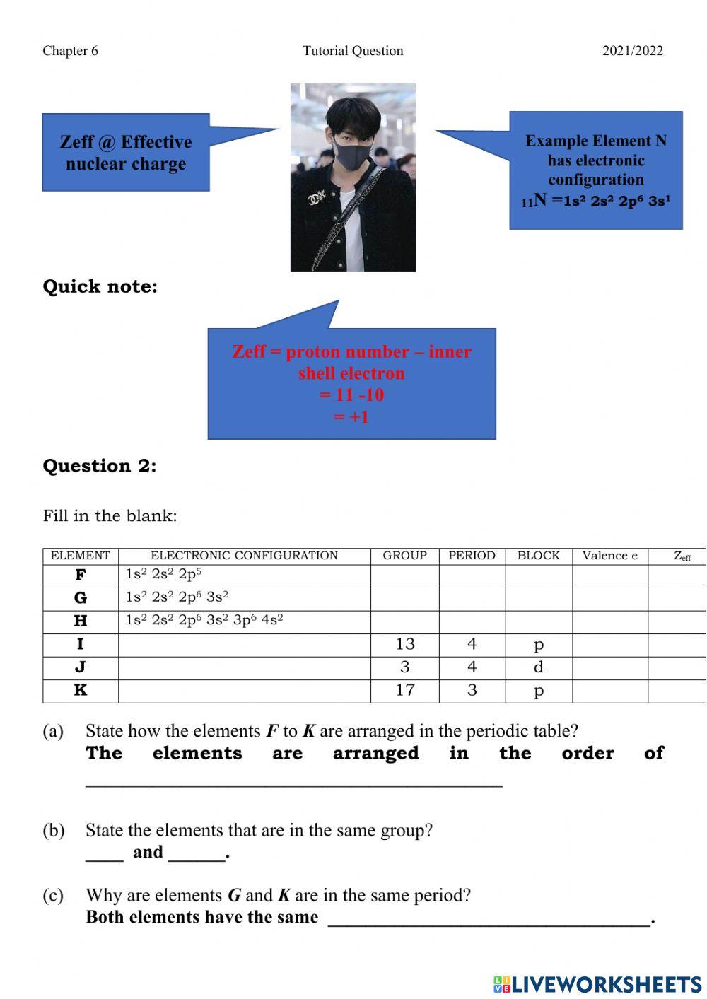 Question 2 Tutorial Chapter 6