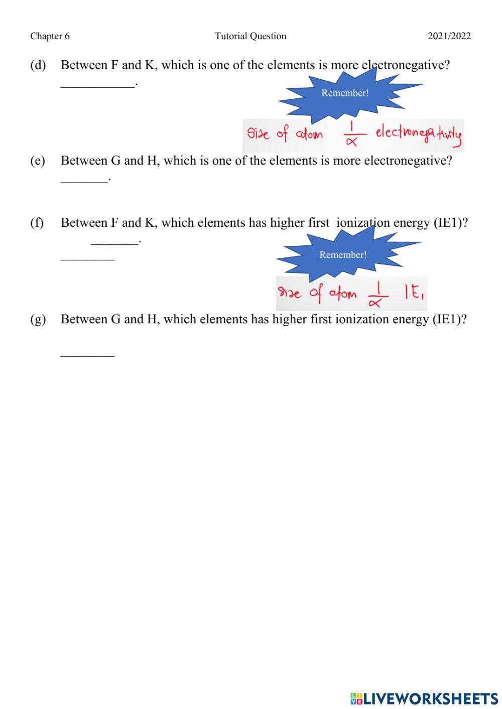 Question 2 Tutorial Chapter 6