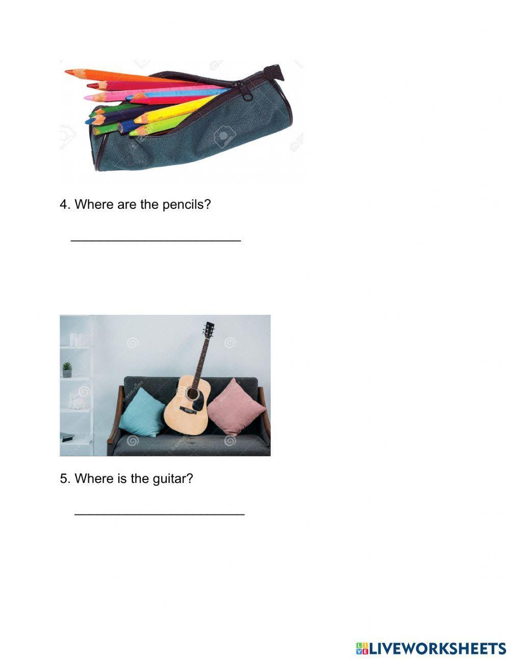 At the beach-where is-are, it is-are