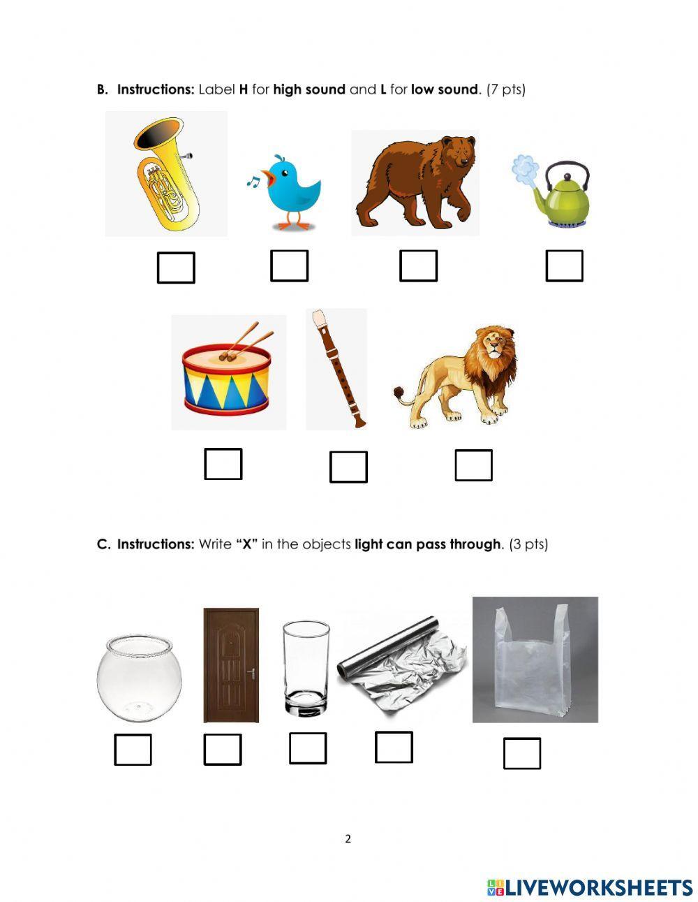 Short Test no.2 2 Grade III TRI