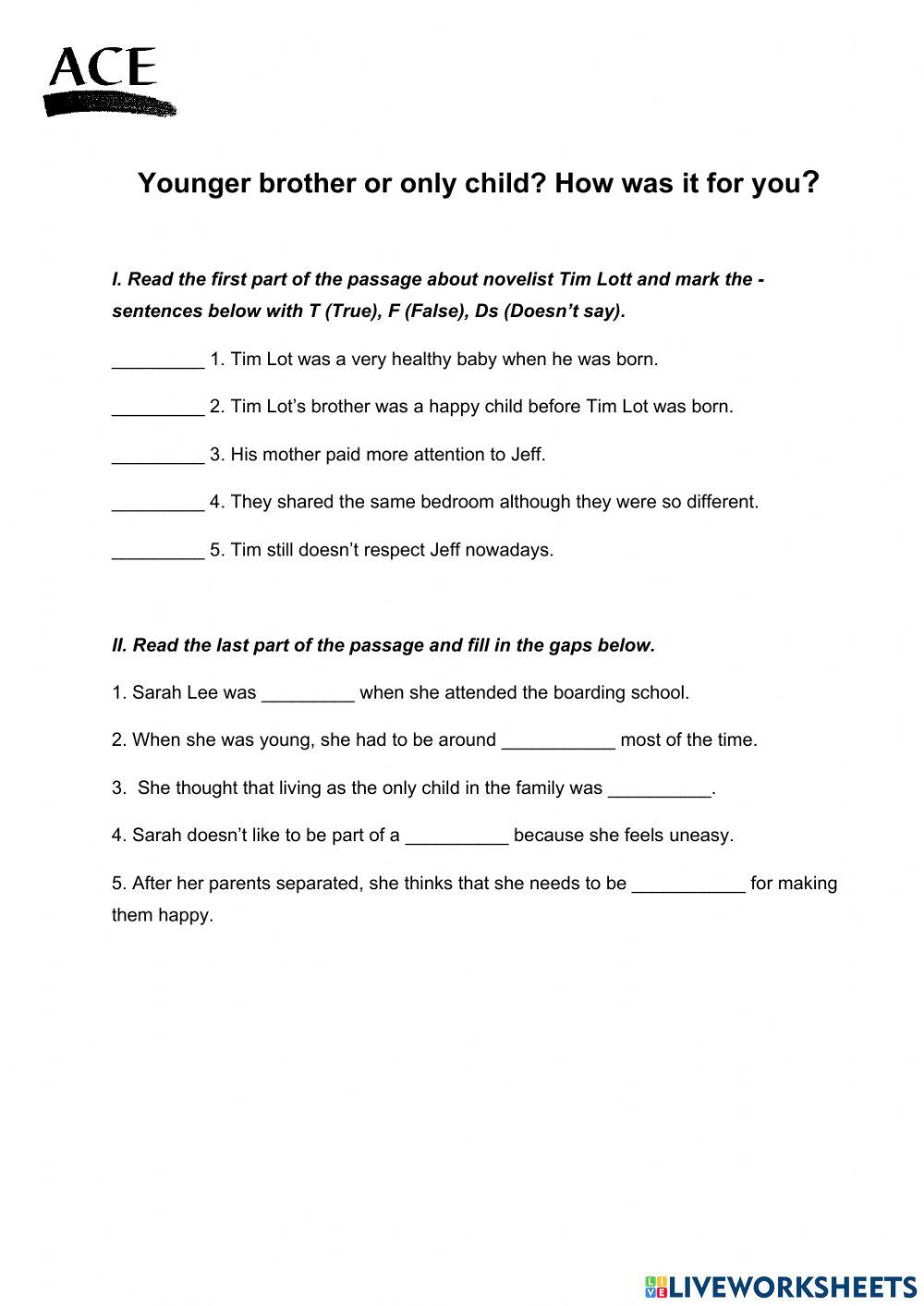 Unit 1B: Page 10 Reading Homework