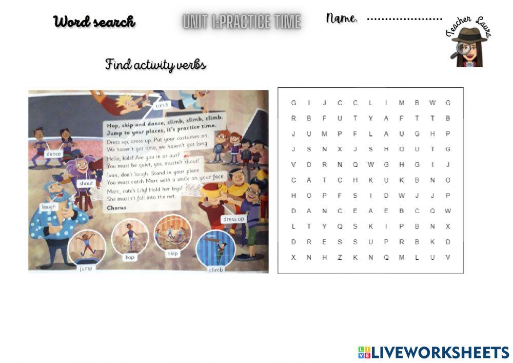 Unit 1: Practice time