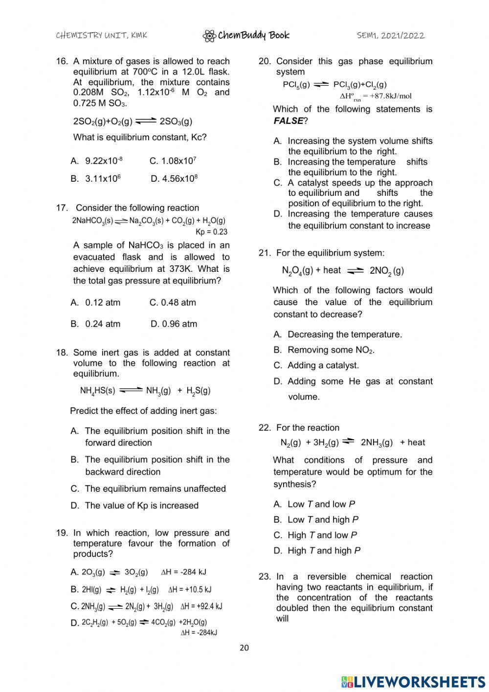 Chembuddy chemical equilibrium page 3