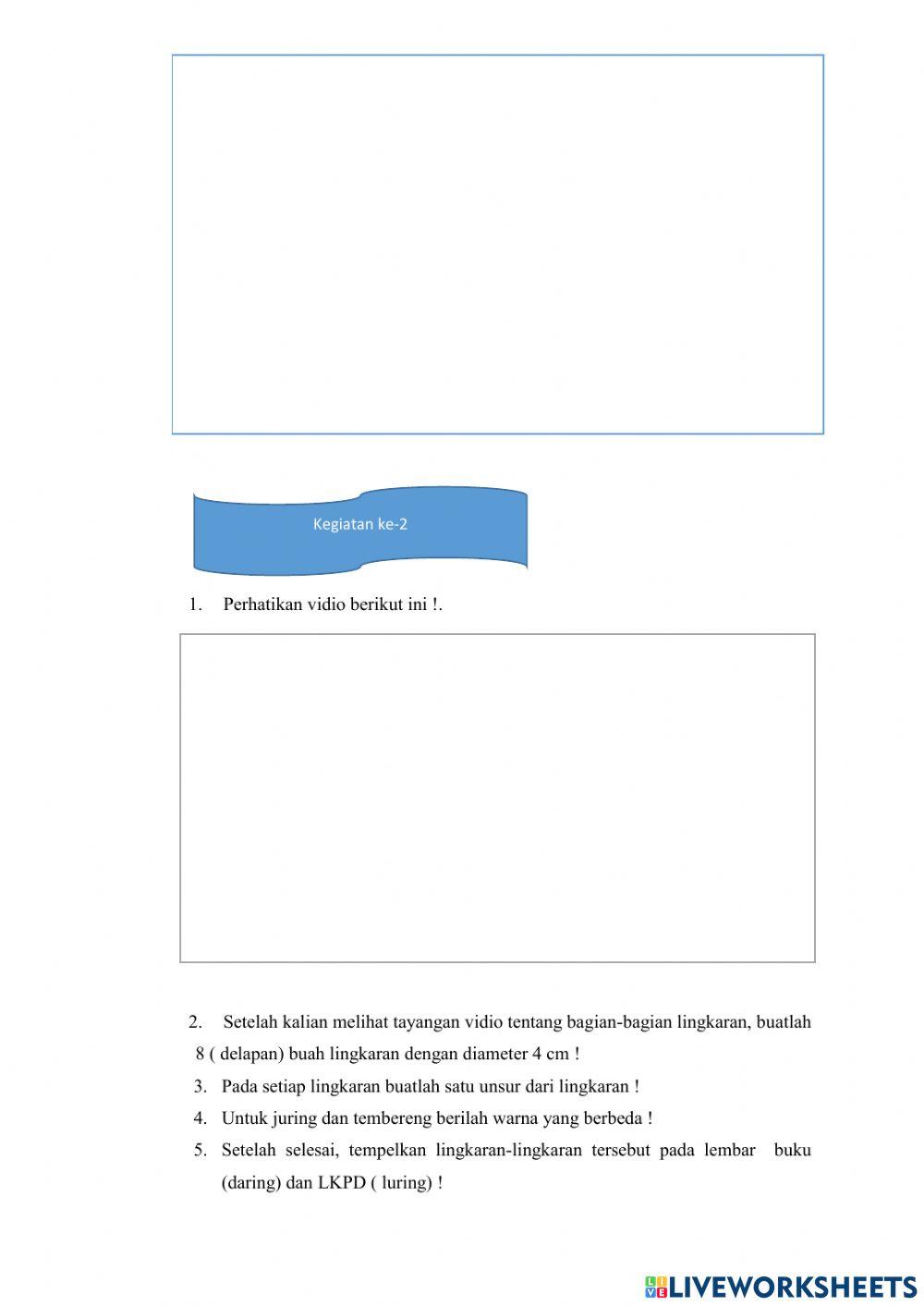 Bagian-bagian lingkaran