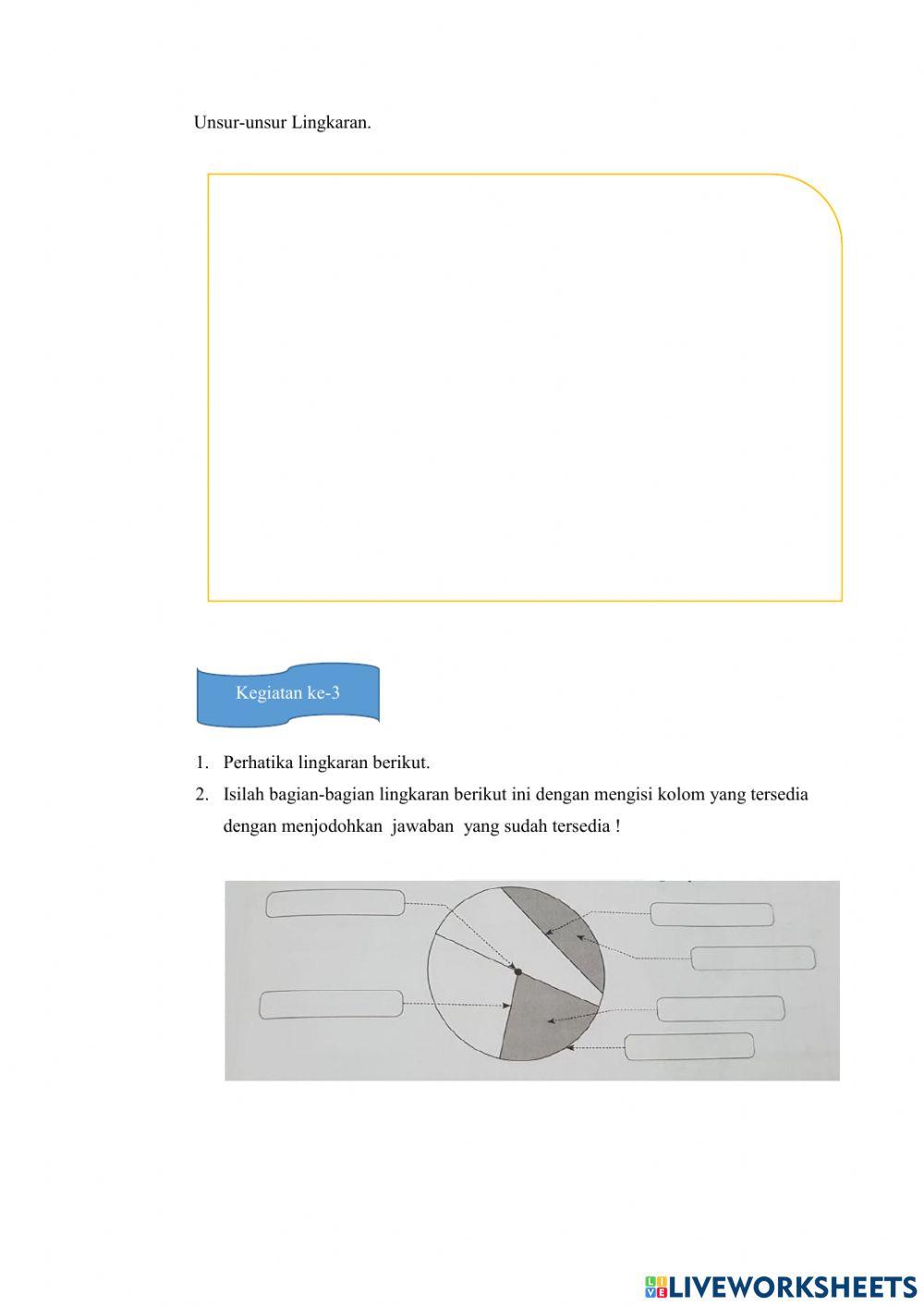 Bagian-bagian lingkaran