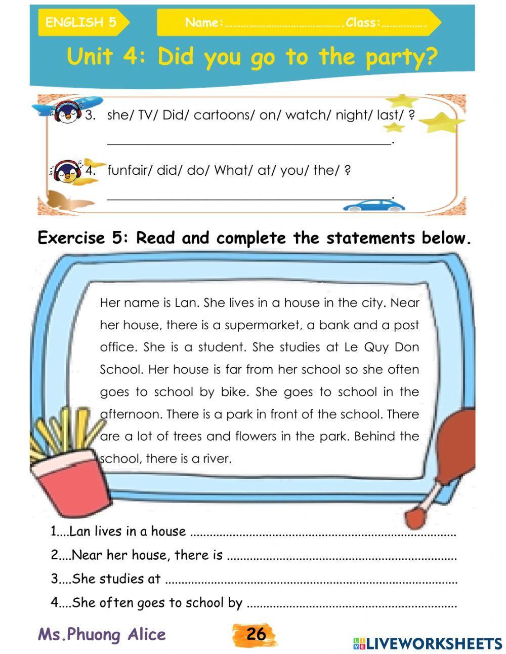 E5-U4-Did you go to the party?