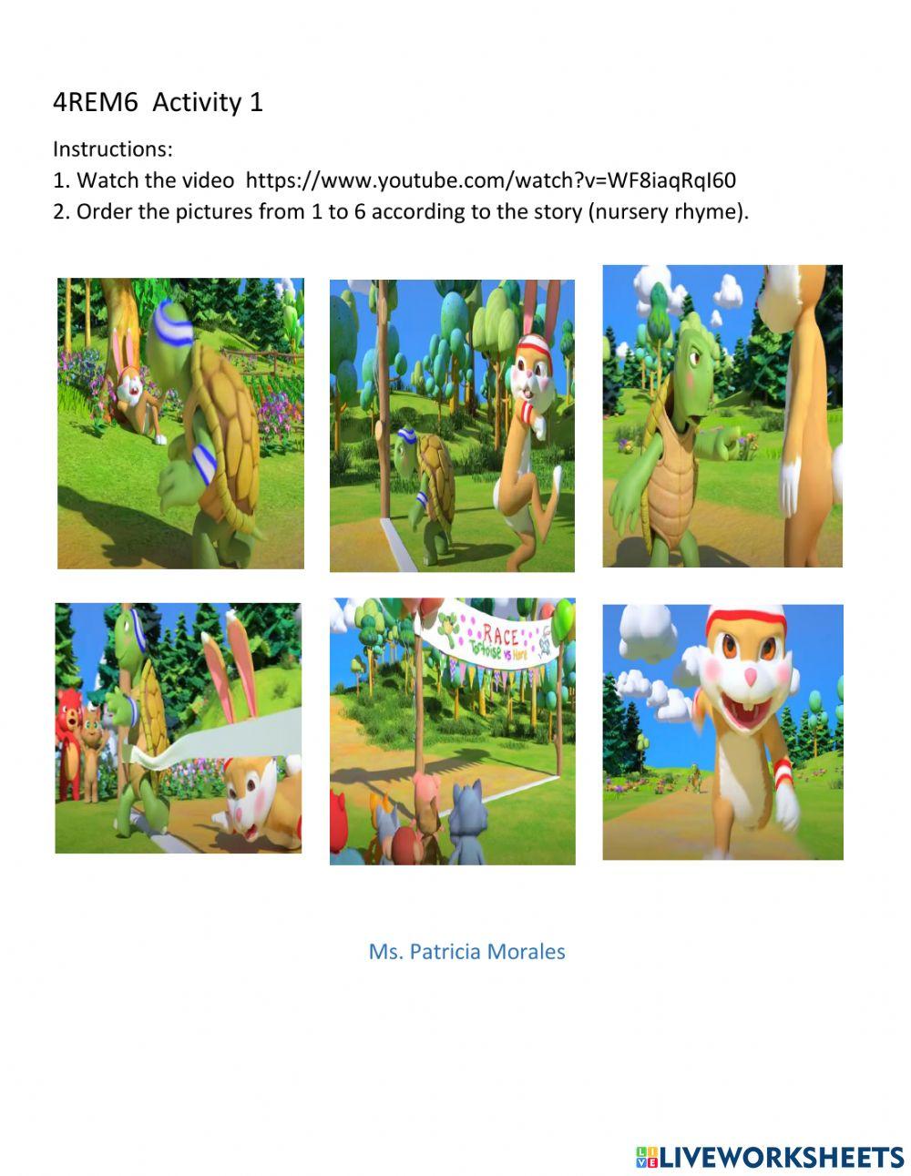 4rem6 activities songs fables stories common elements