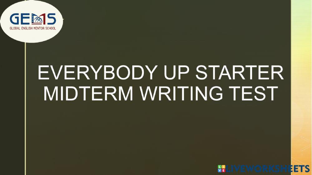 Eu starter - midterm