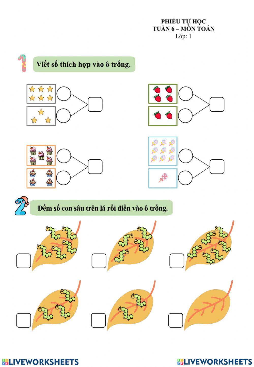 Ôn tập Toán tuần 6