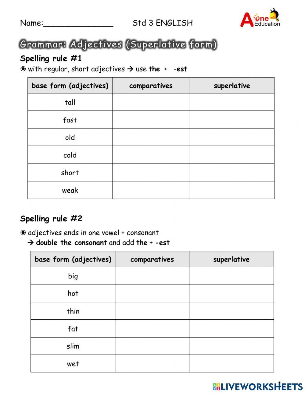 Std 3A & 3B ENG 22 & 231121