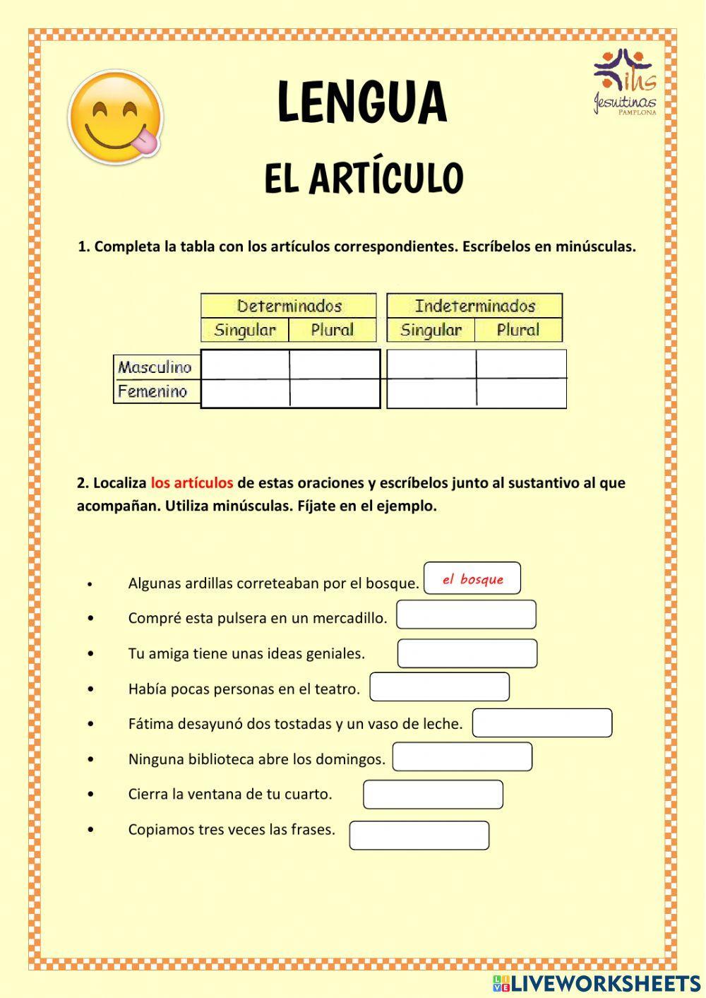 Determinantes artículos