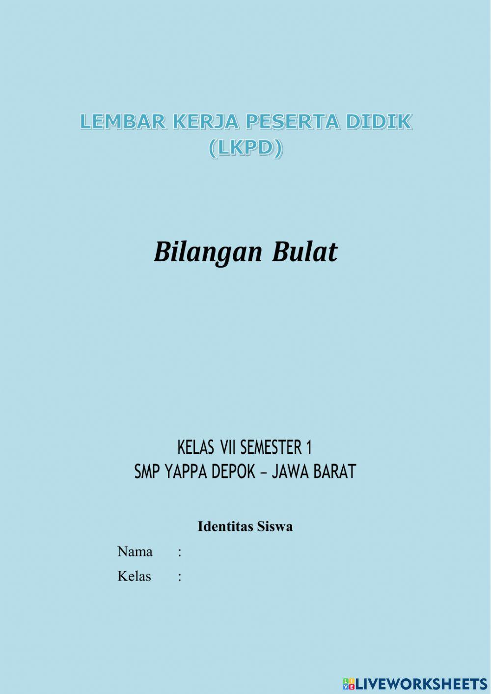 Bilangan bulat 1