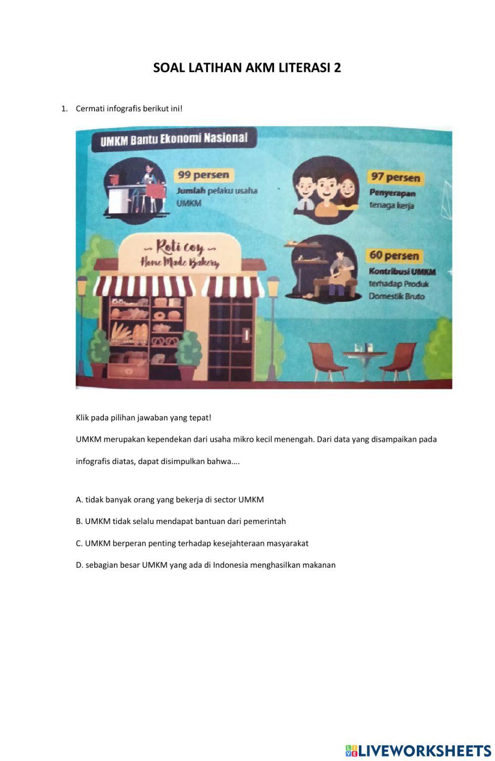 Latihan Soal AKM Literasi 2