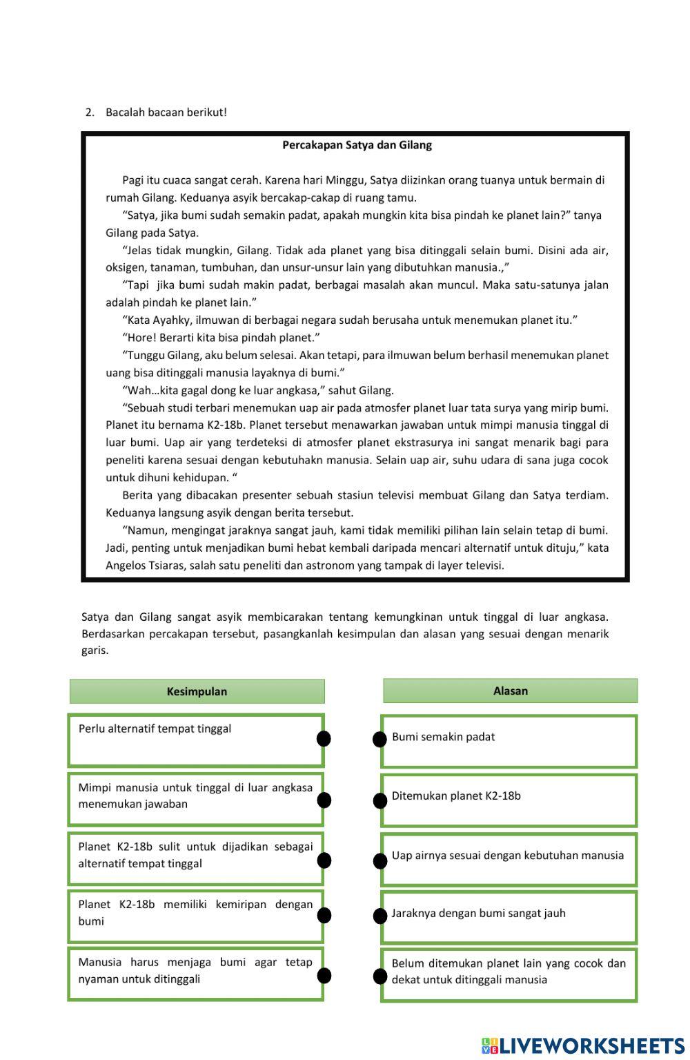 Latihan Soal AKM Literasi 2