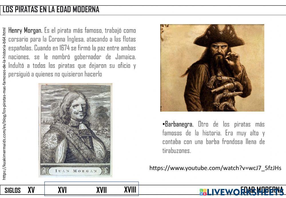 Piratas Siglo XVI - XVIII