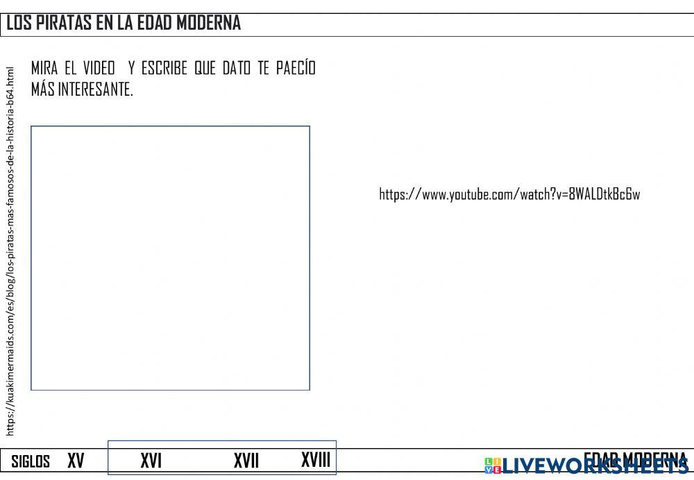 Piratas siglo siglo XVI