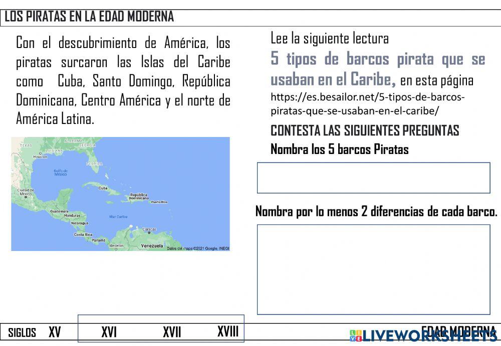 Piratas siglo siglo XVI