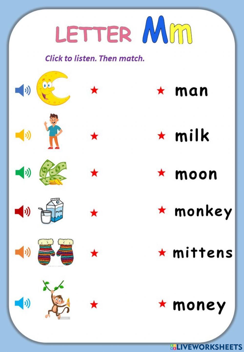 Letter Mm 1547909 Ms_Appleberry Live Worksheets
