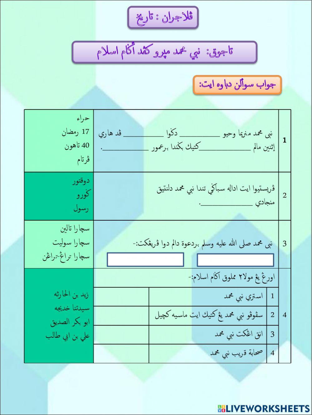 Nabi Md Menyeru Kpd Islam