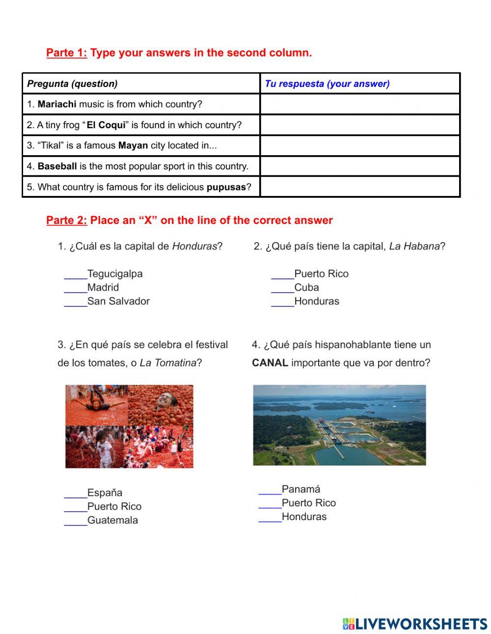 Part 1 Spanish-speaking countries culture