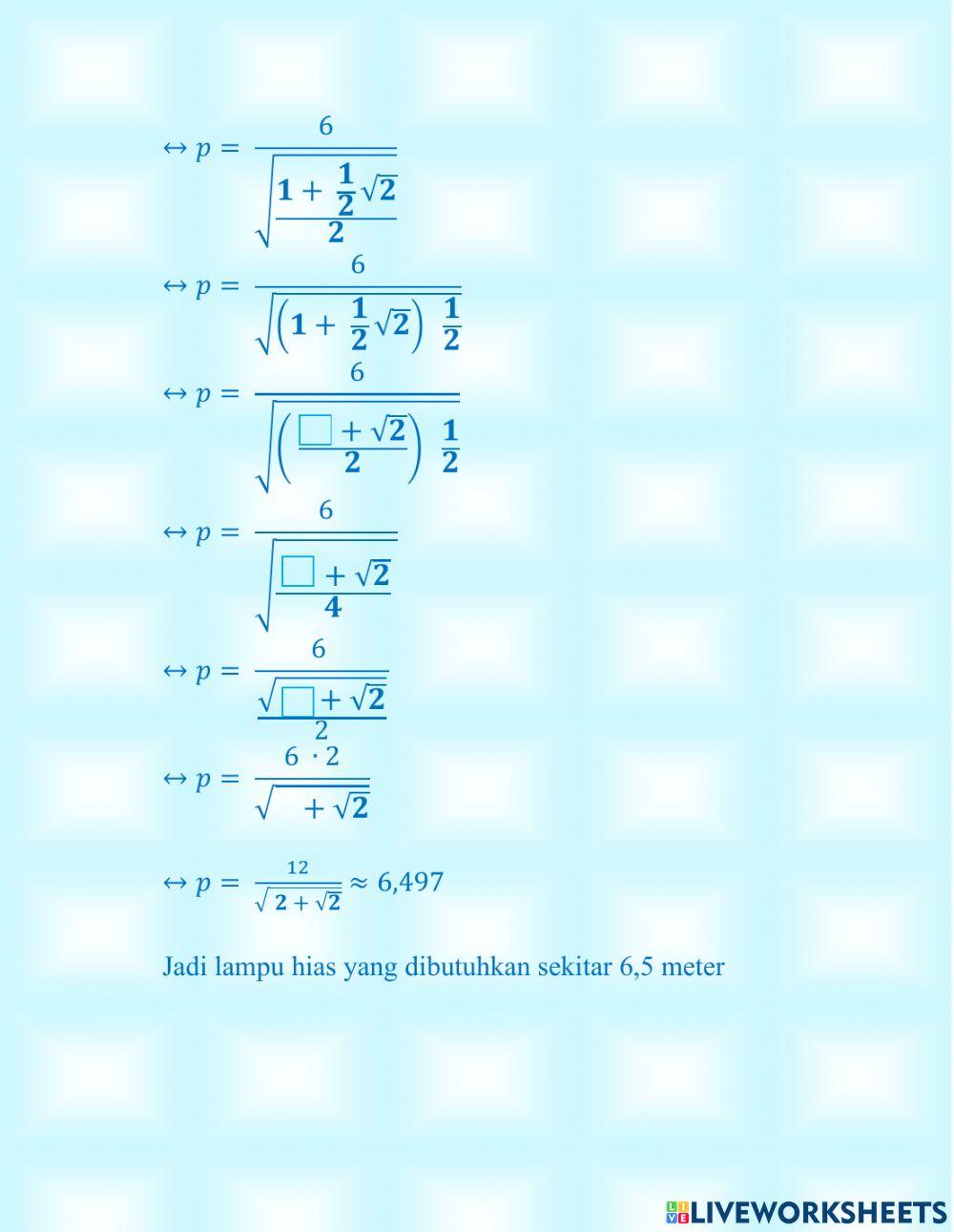 Rumus trigonometri sudut rangkap
