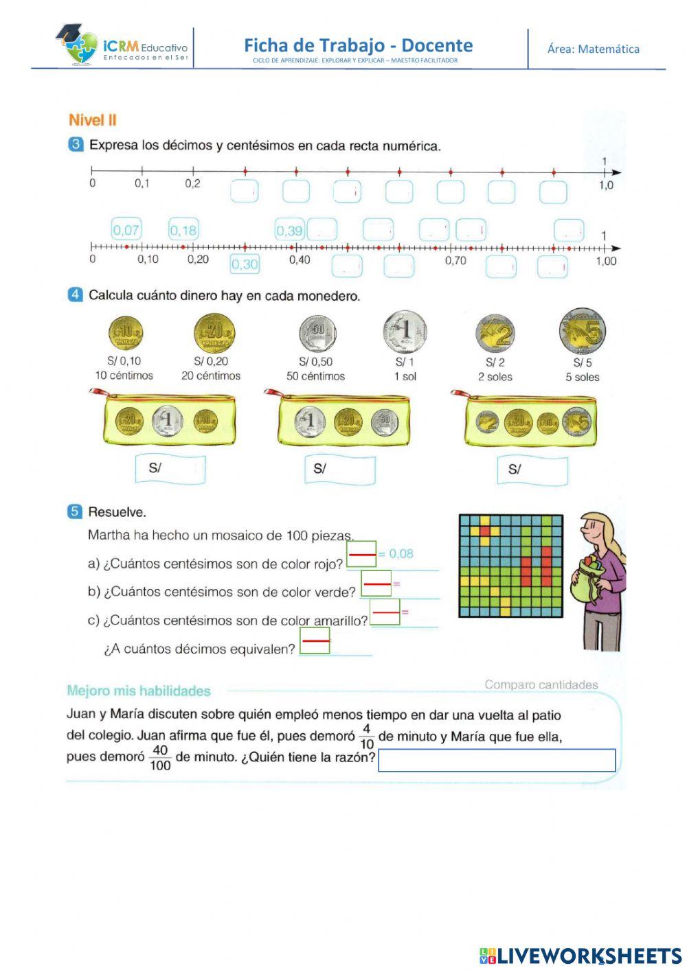 Fracciones decimales
