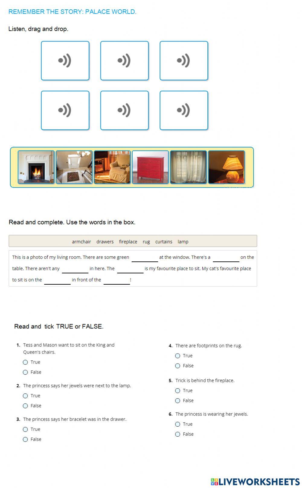 At the palace. story