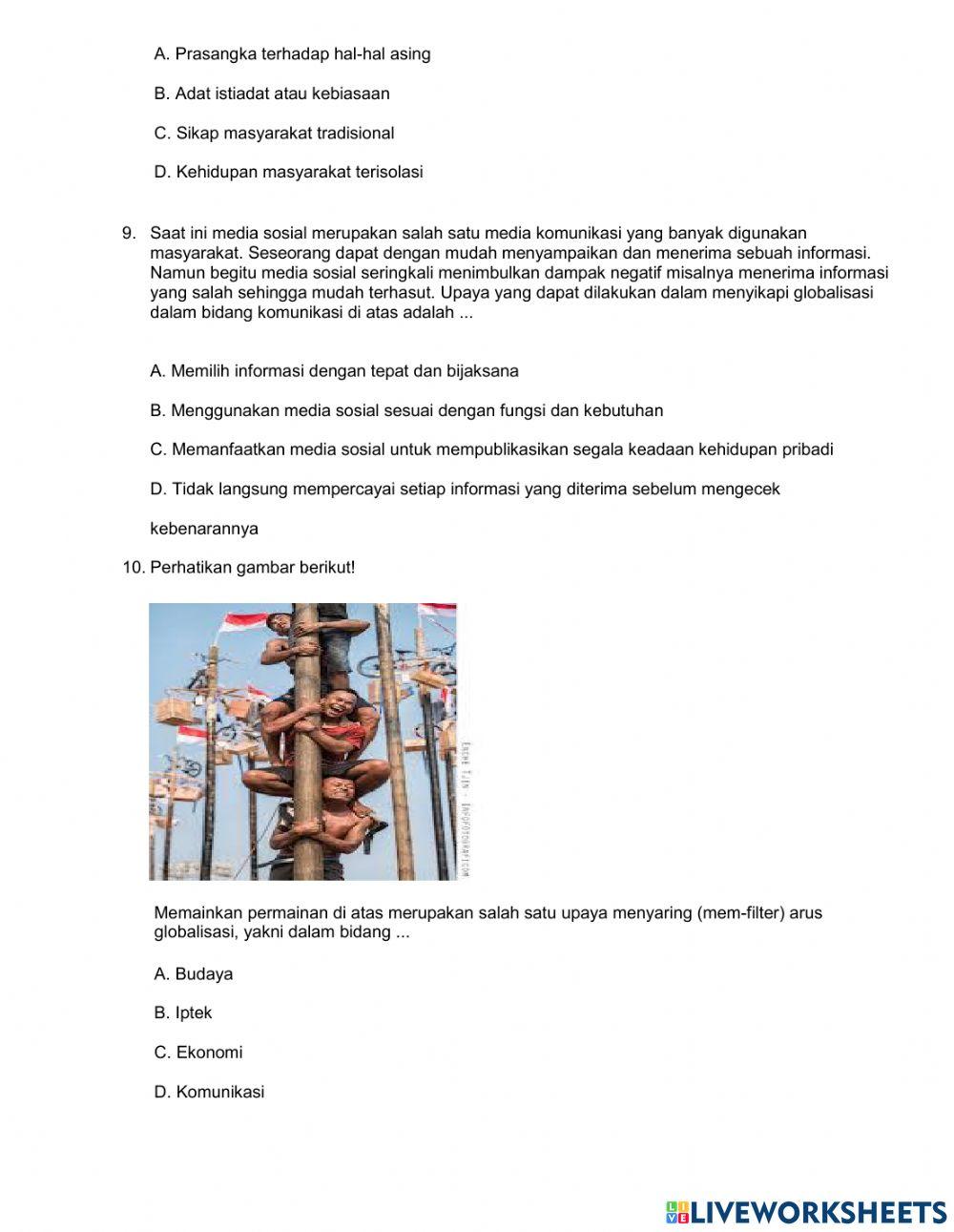 Perubahan sosial budaya